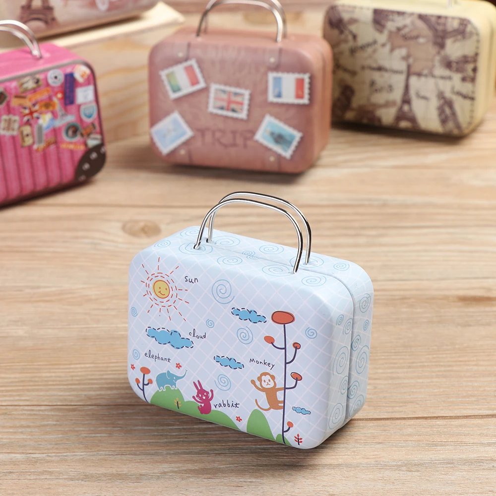 Металлический миниатюрный клатч-чемодан сумка для кукол сумки украшение