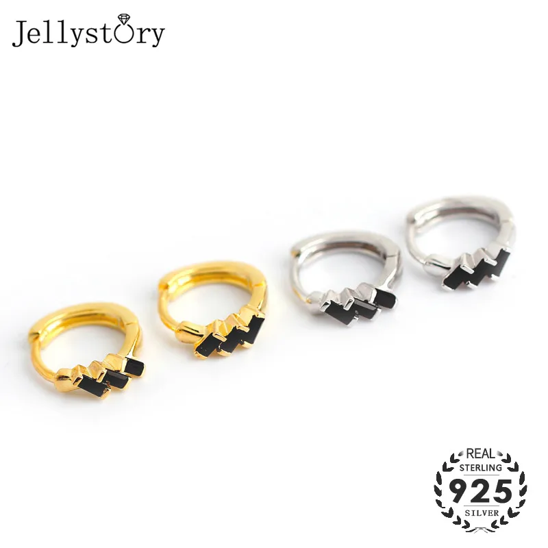 Jellystory роскошный цвета: золотистый серебристый 925 ювелирных изделий серьги с