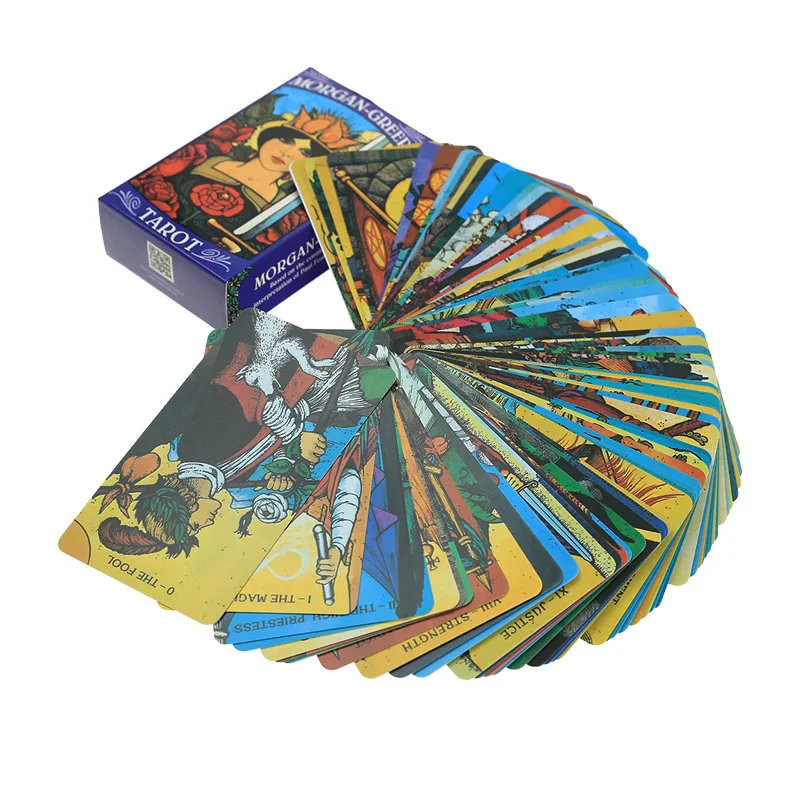 Juego de baraja de Tarot con gu&iacute;a en PDF, juguete de adivinaci&oacute;n basado en Rider, Waite-4