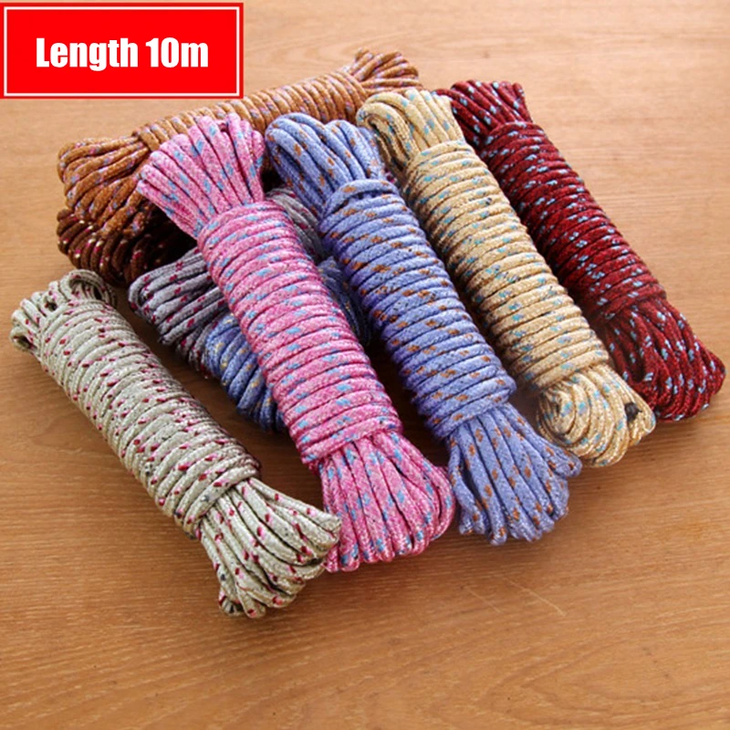 Нейлоновая веревка для дома и улицы длина 10 м одеяло сушки корда Солнцезащитная