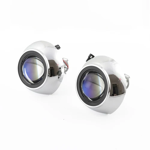 Blue with Iris RONAN 2,5 ''Ver8. 1 с синим покрытием би ксенон HID мини-проектор объектив H1 Автомобильная фара H4 H7 базовое переходное кольцо автомобильный Стайлинг модификация - Цвет: Blue with Iris