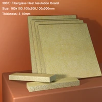 1pcs 300%e2%84%83 fiberglass heat insulation board high temp mode insulation plate 100x100100x200100x300mm thick 3 15mm diy material