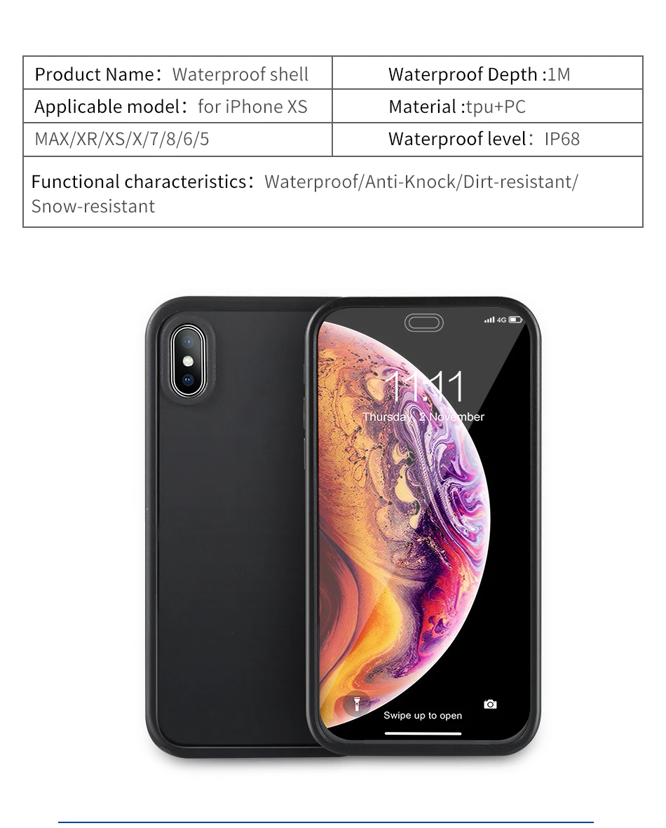 Чехол KISS водонепроницаемый чехол для телефона для iPhone X XS 11 Pro MAX XR 7 8 чехол для подводной фотографии для iPhone 11 6 6s 7 8 Plus чехол