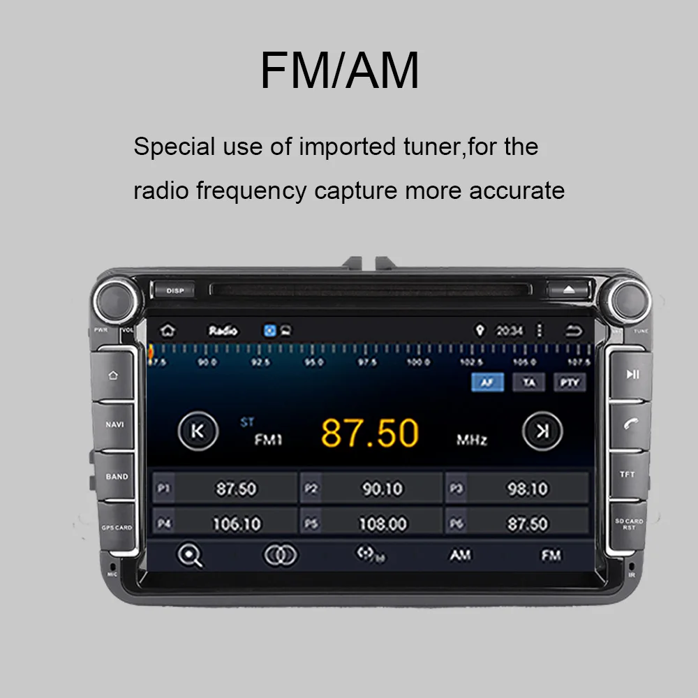 

2DIN RAM 4GB Android 9.0 Car DVD Car multimedia player For V W SAGITAR/JATTA/PASSAT B7/Tape Recorder Radio Audio Stereo GPS Navi