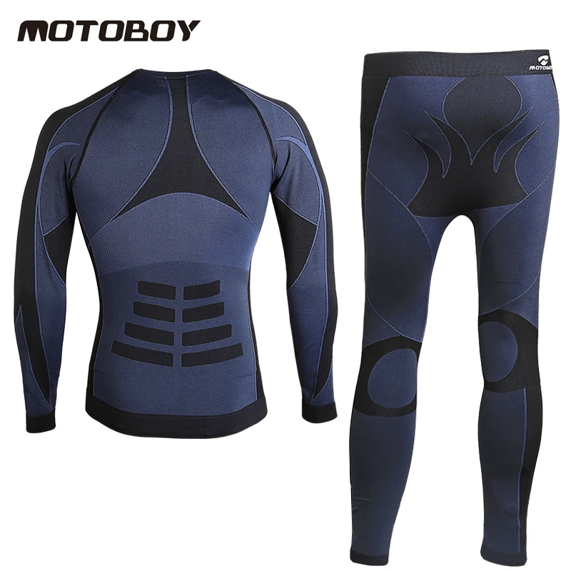 

Motorcycle Absorbent Sweat Underwear Suit Outdoor Sports Long Sleeves Muscle T-Shirt Drying Quick Breathable Sweat Suits