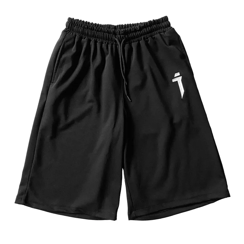 

Techwear Japan Style Print Hip Hop Black Short Pants Men Summer Streetwear Loose Cotton Jogger Sweatpants Oversized Cargo Shorts