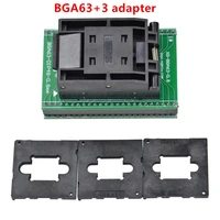 limit frame bga63 adapter only for xgecu t56 nand programmer with 3 socket bga63 test clip smart chip for t56 base programming