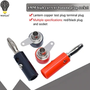 1 штекер и гнездо 4 мм разъем типа банан штекер и гнездо для вставки разъема шпилька в виде банана сделай сам модельные детали бесплатная доставка в Россию