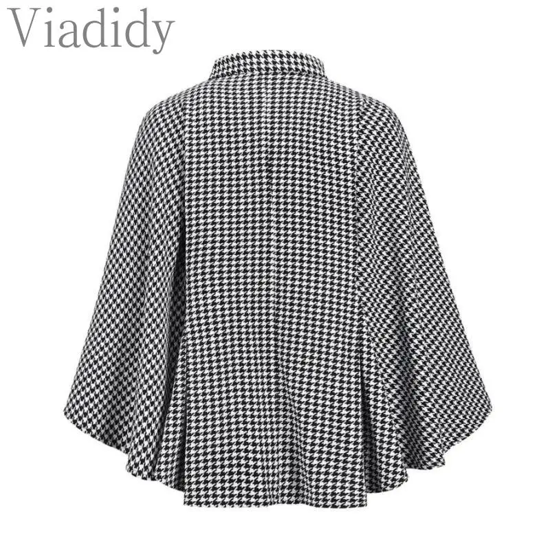 Женское элегантное пальто-накидка с винтажным принтом и завязкой спереди |