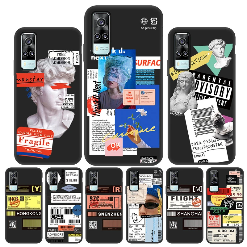 Мягкий чехол для Vivo Y53 Y20 Y20i Y31 Y51 Y22 Y21 Y25 Y66 Y67 Y55 Y50 Y91 Y93 Y81 Y71 Y70S Y69 Y19 Y17 Y11 2019 роскошный s