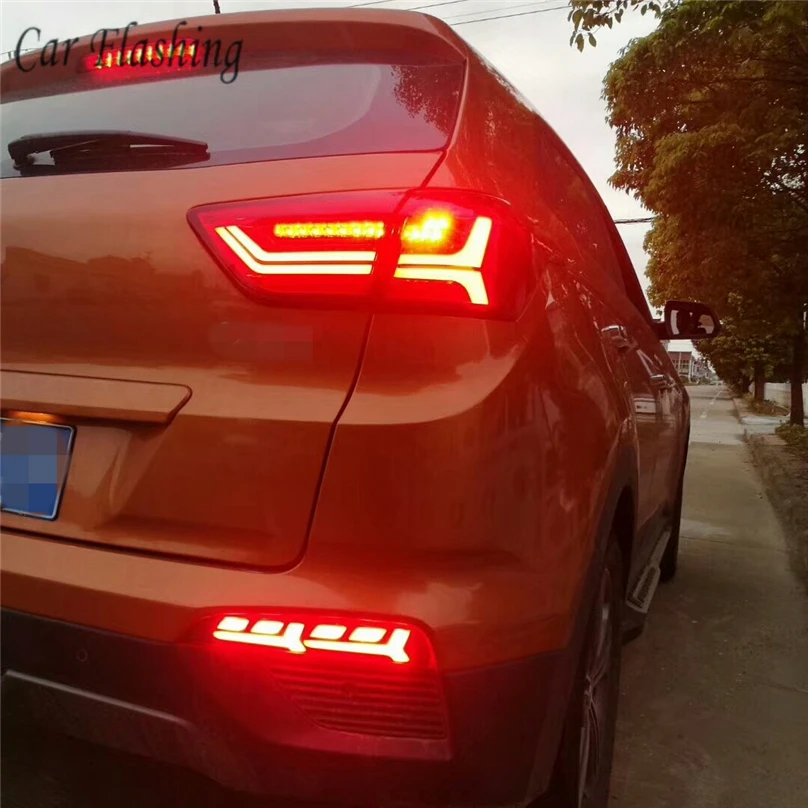 2 шт. Светодиодный отражатель вождения светильник s для Hyundai Creta IX25 2014 2015 2016 2017