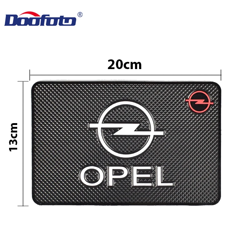 Doofoto Car Interior Sticker Anti Slip Mat for Renault, Abarth, Opel, SAAB, Daewoo, Alfa Romeo - Dashboard Pad Styling Accessories image 2