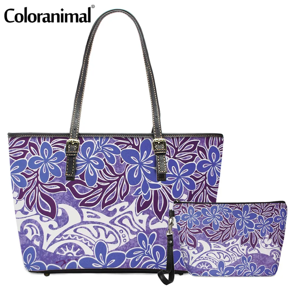 Женская сумочка и кошелек Coloranimal 2 шт./компл. полинезийская черепаха сумка на