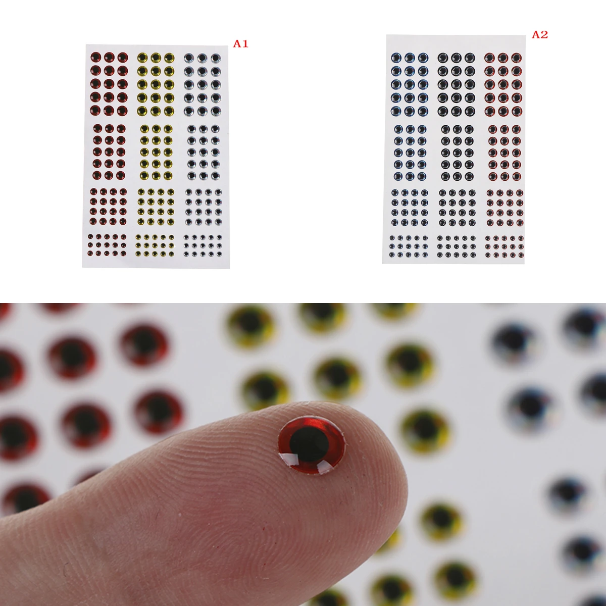 183 3 мм 4 5 6 смешанные размеры бионические 3D эпоксидные рыболовные глаза