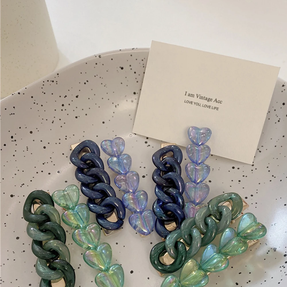 

2 шт., винтажные шпильки для волос с цепочкой