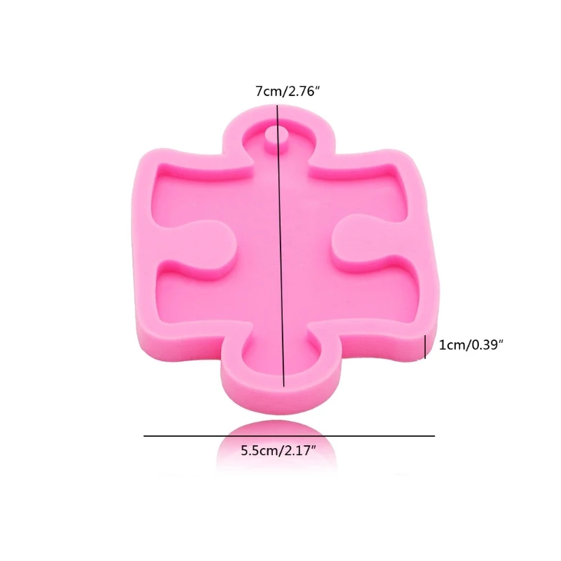 

R2LE Keychain Epoxy Resin Mold Jewelry Necklace Pendant Silicone Mould DIY Crafts Ornaments Decorations Casting Tool