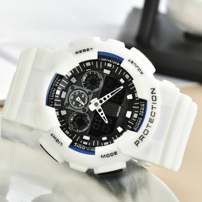 

Japanese Brand Ga-1000 Men Leisure Wristwatch Women Chronograph Sport LED multi-function Digital Dual Display Couple Watches