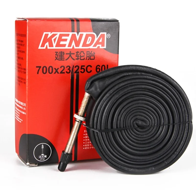 Внутренняя трубка для велосипедной шины KENDA шина дорожного велосипеда 700*23/25 700C