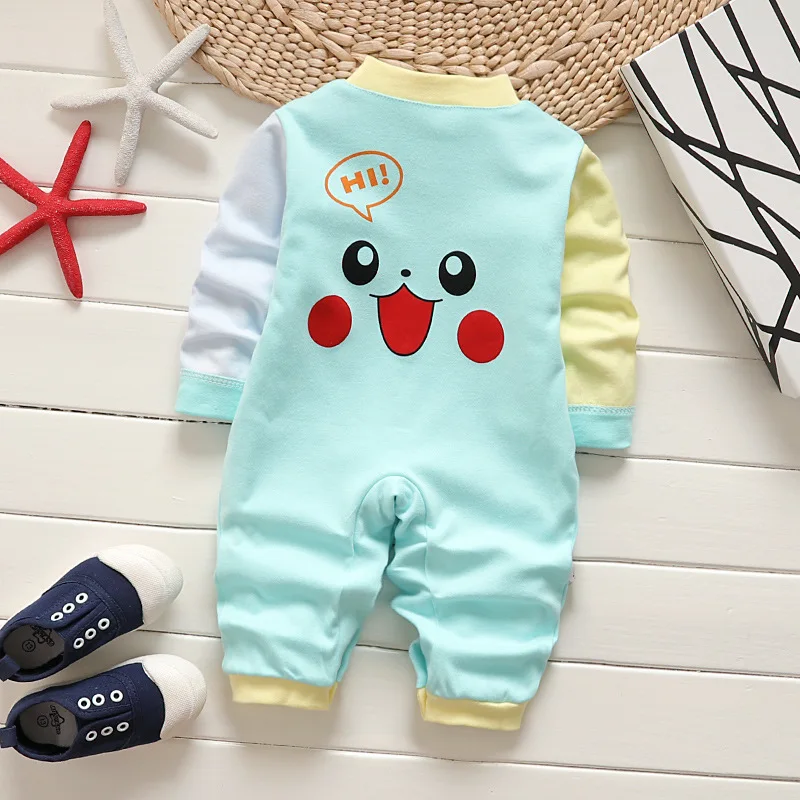 Комбинезон BibiCola для новорожденных одежда с рисунками животных маленьких