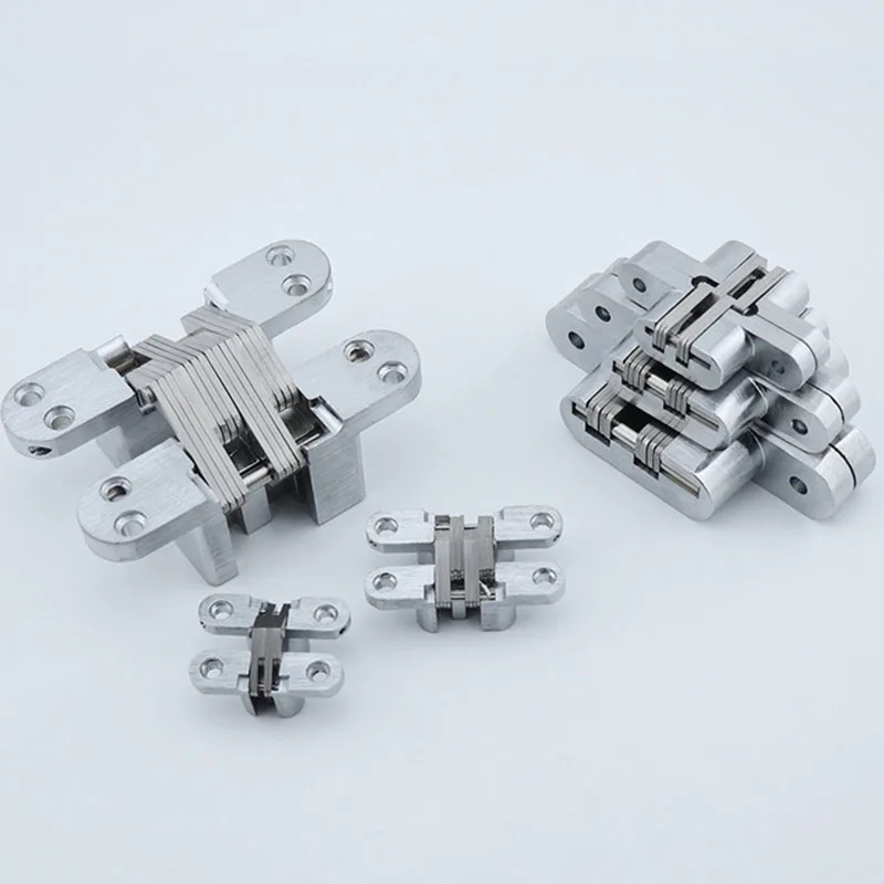 Нержавеющая сталь Встроенный Скрытый Крест Тяжелая Складная дверь скрытый