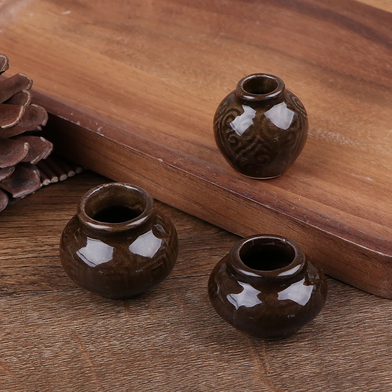 3 шт./компл. кукольный домик украшения аксессуары древний Керамика керамическая