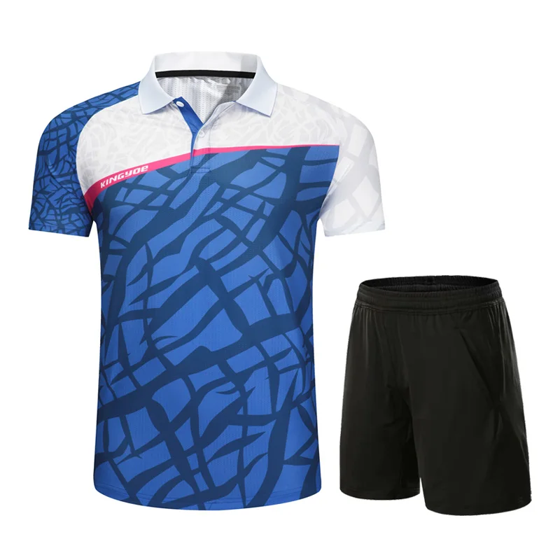 

New couple badminton suit men's and women's short sleeve quick drying table tennis suit badminton sportswear shirt