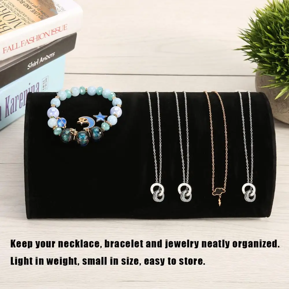 Фланелевый держатель для ювелирных изделий подставка браслетов ожерелий