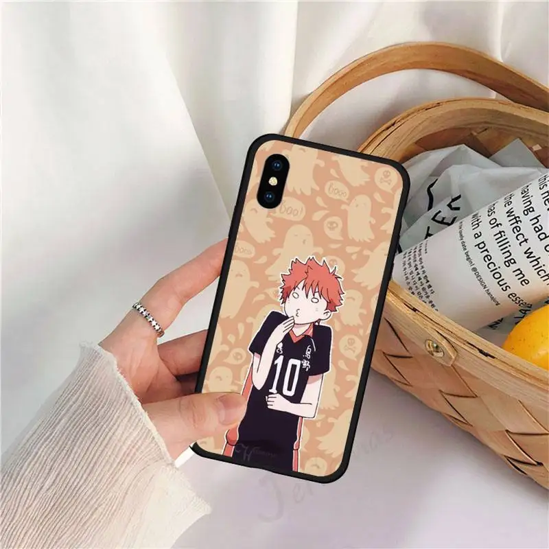 

Hot Haikyuu Hinata Anime Volleybal Phone Case for iPhone 11 12 pro XS MAX 8 7 6 6S Plus X 5S SE 2020 XR