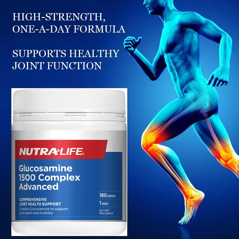 

NutraLife Glucosamine 1500mg Chondroitin Sulfate 180S Joint Cartilage Mobility Flexibility Osteoarthritis