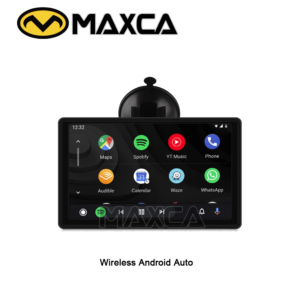 MAXCA XPlay портативный беспроводной Carplay экран 7 дюймов Apple Airplay Беспроводной Android Авто