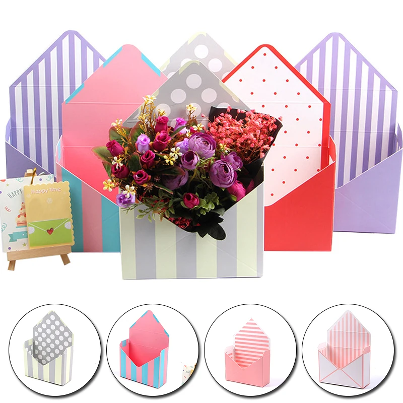 

Цветочные коробки, складной конверт, Подарочная коробка, модная цветочная упаковка, женский подарок на вечеринку, для помолвки, корзина для букета