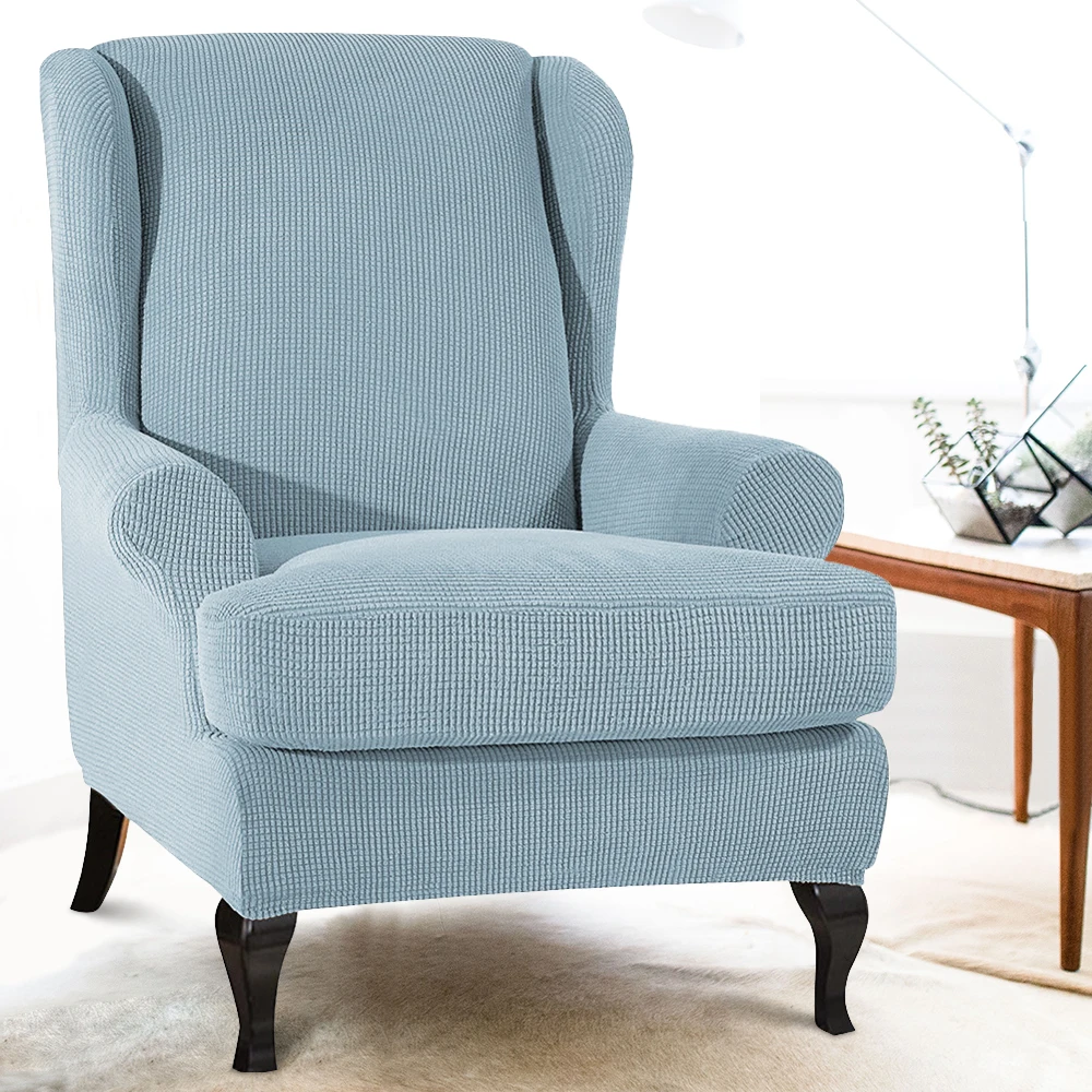 Эластичные чехлы на кресла с откидной крылышком и крышкой эластичные спинку | Дом