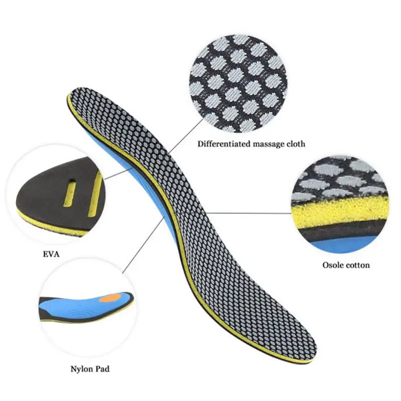 

Arch Correction Insole Shoes Accessories Foot Care Tools Unisex Sports Shoe Pad Inside Outside Eight-Shaped Orthopedic Insoles