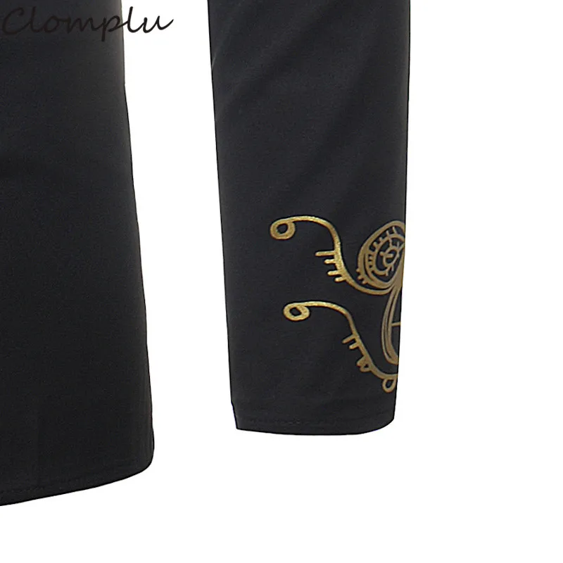

Clomplu African Clothes Dashiki Men Fashion Long Sleeve Dashiki Traditional Shirts High Quality Printed Black Plus Size M-3XL