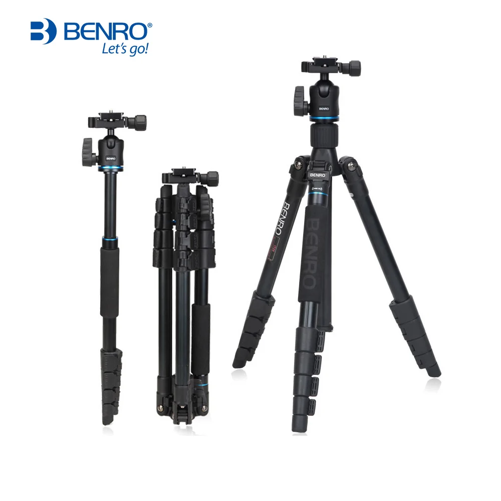 BENRO IT15 штатив портативный алюминиевый штативы регулируемый съемный Штатив для путешествий сумка для переноски Максимальная загрузка 4 кг