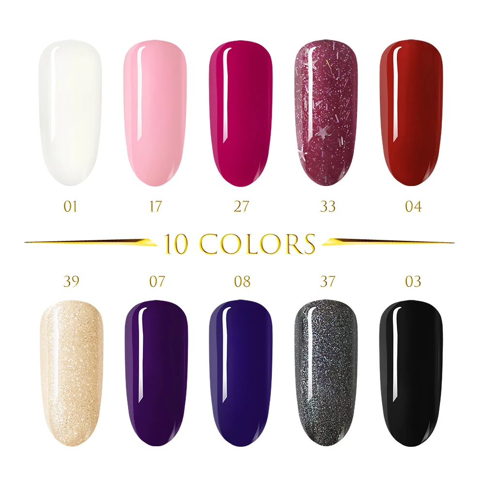 10Gel Polish Kit 5 Гель-лак для ногтей COSCELIA, 8 мл, 6/10 шт., набор гель-лаков для ногтей, все для маникюра, набор для дизайна ногтей, набор для ногтей - Цвет: 10Gel Polish Kit 5
