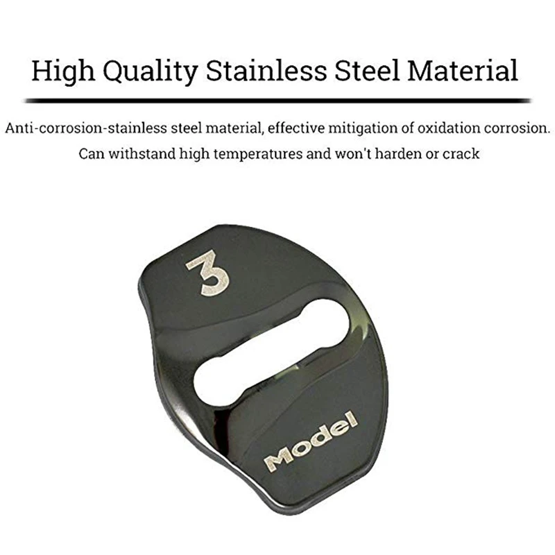 4 шт. крышка для дверного замка Tesla Model 3|Тюнинговые молдинги| |