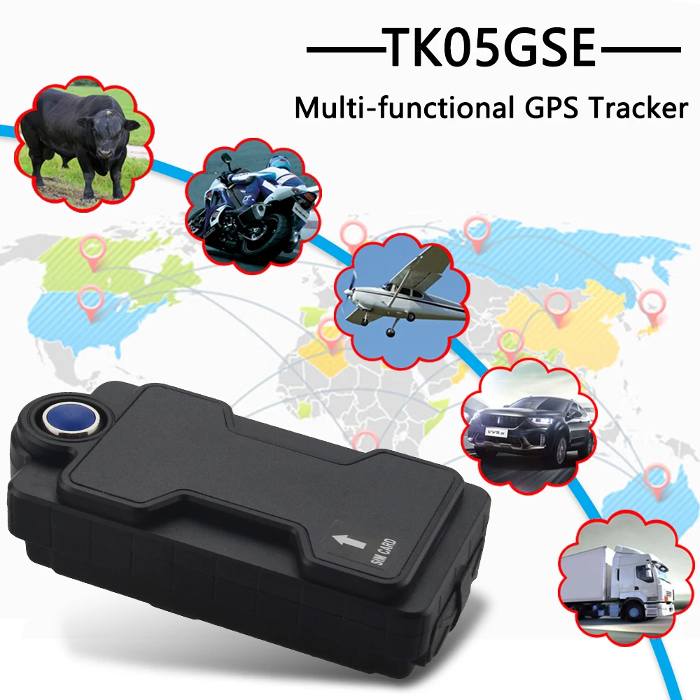 TK05GSE Портативный GPS-Трекер 3G с 5000 мАч перезаряжаемой батареей Магниты