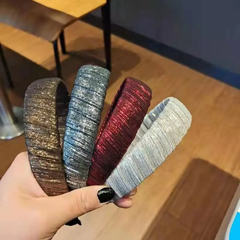 

Women Elegant Shining Knot Hairbands Sweet Hair Ornament Headband Headwear Head Band Hair Hoop Lady Fashion Hair Accessories