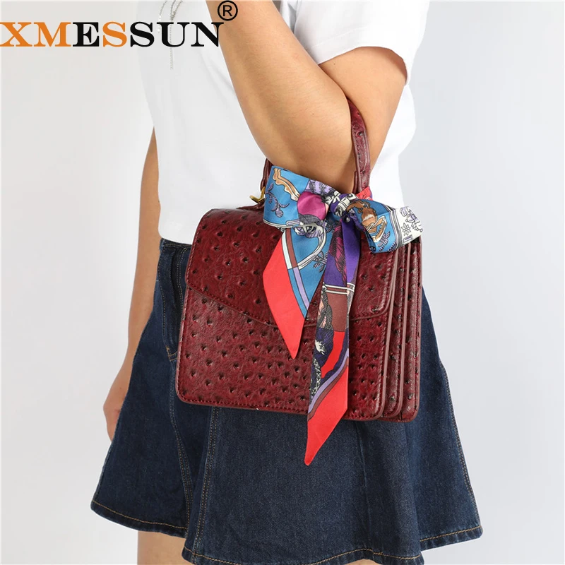 

Женская сумка-тоут со страусиным рисунком, 2022