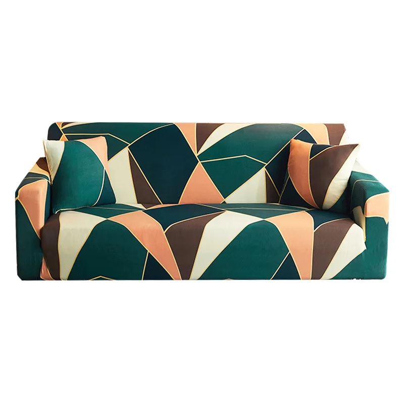 

Geometric Printing Sofa Cover for Living Room All Inclusive L Shaped Couch Cover Funda Sofa Cover Armchairs Cover Home Decor