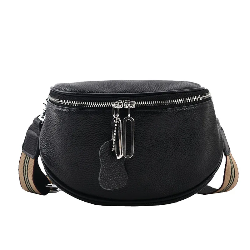 

Fashion Trend Luxury Designer Handbags Women'S Genuine Leather Saddle Casual Vintage Shoulder Bags For Women White Messenger Bag