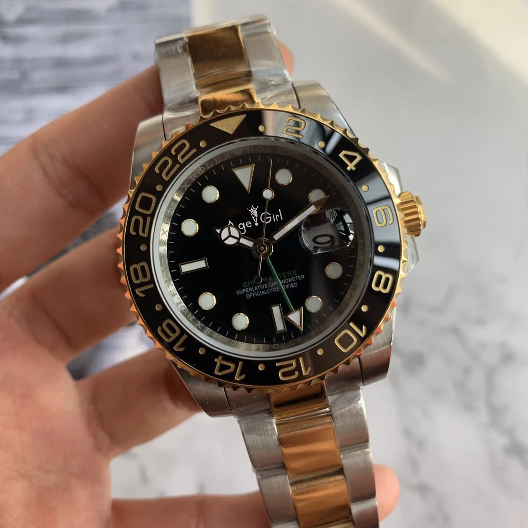 Новинка Классические Мужские автоматические механические часы серебряного