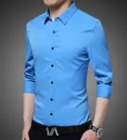 

The spot autumn product is pure cotton Oxford shirt man long sleeve plain color casual man shirt- DY-247