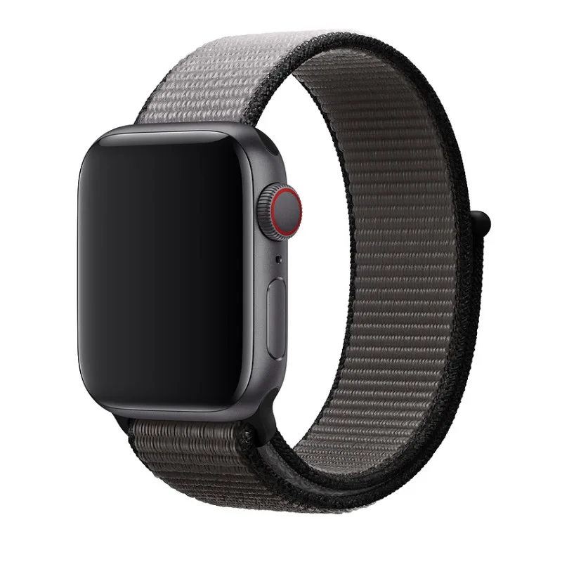 33 Ремешок для наручных часов Apple Watch 4 5 серии 3/2/1 38 мм 42 мм мягкий нейлон дышащий сменный ремешок Спортивные петли для наручных часов iwatch серии 4 40 мм 44 мм - Цвет ремешка: 33
