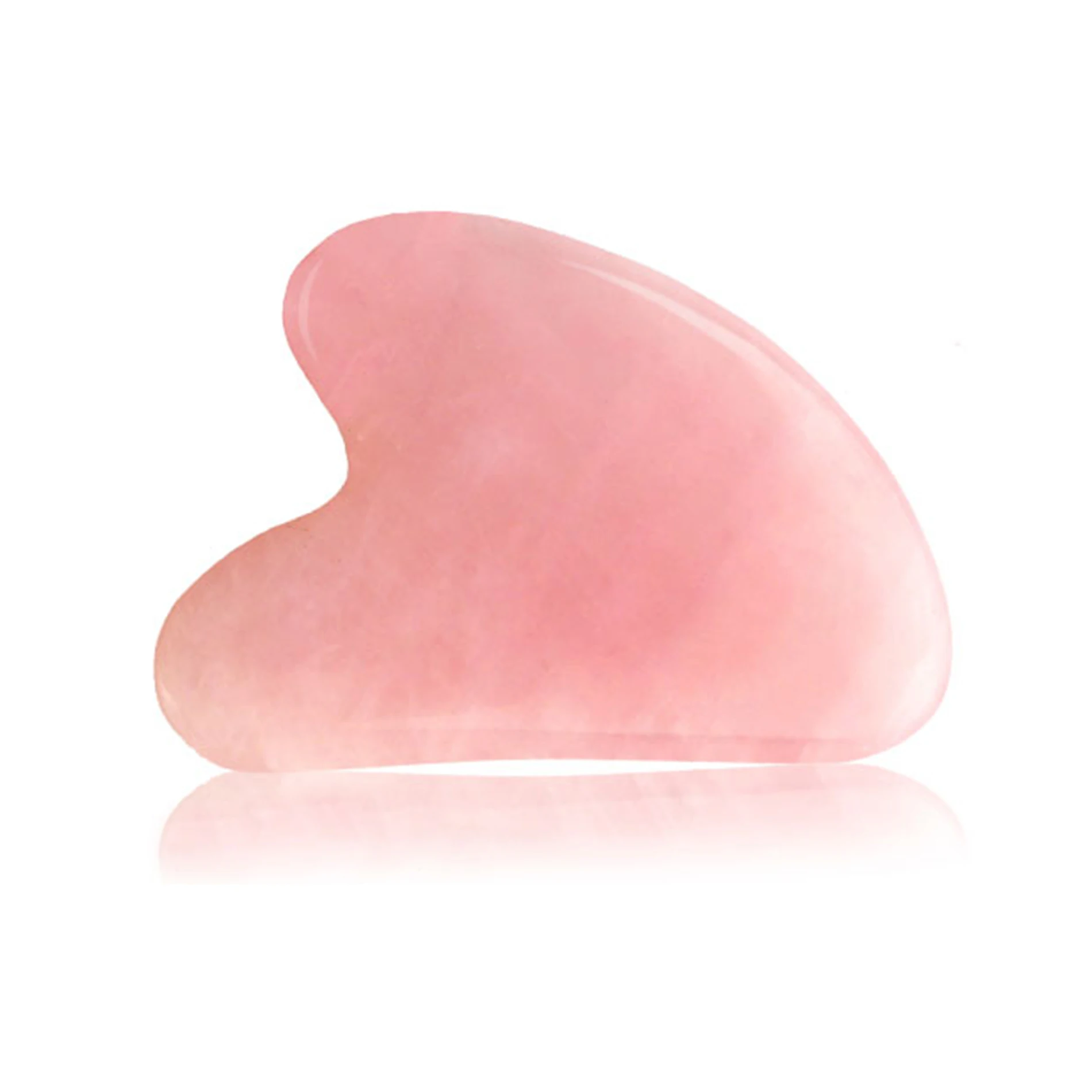 Розовый Кристальный массаж r Акупунктура Массаж розовый кварц красота гуаша