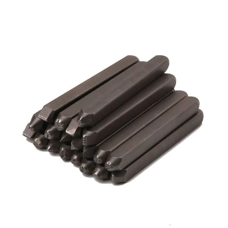 20Pcs 4mm Steel Punches Flower Leaf Stamps Jewelry Making Metal Stamping Tools