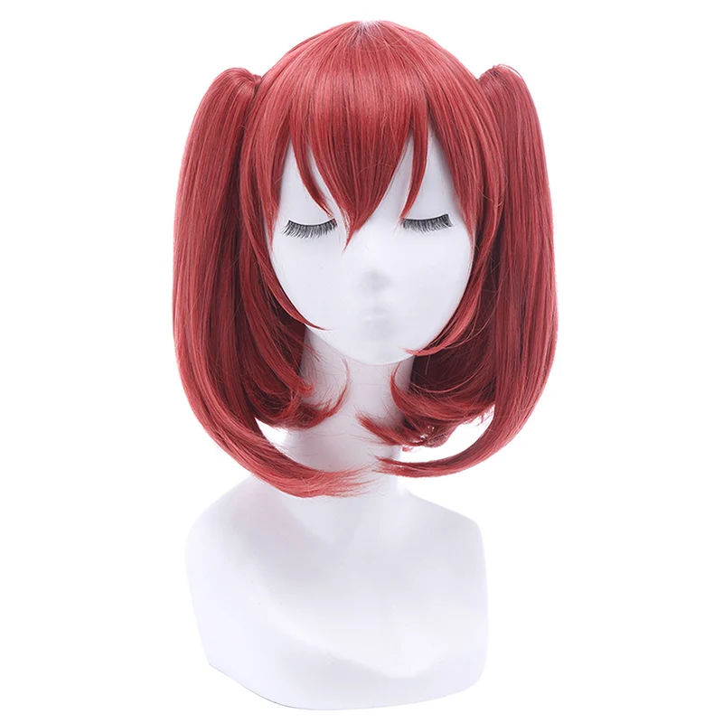 Парик L-email Love Live Sunshine, косплей, парики LoveLive Kanan Ruby Mari Honoka Yoshiko Riko You Watanabe, парик для косплея, синтетические волосы - Цвет: Red