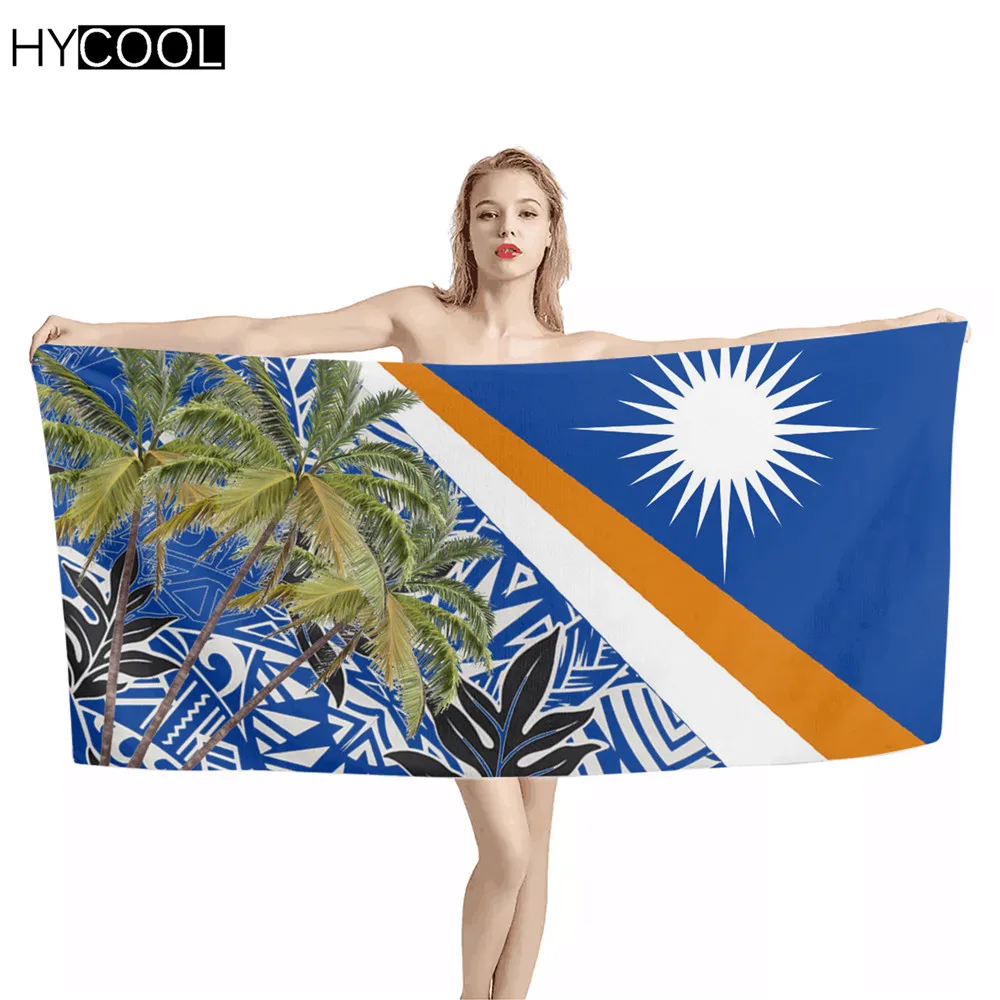 

Travel Microfiber Beach Towels Hawaiian Polynesian Island Printing Quick-Dry Comfort Swimming Towels Sport Yoga Mat Toallas