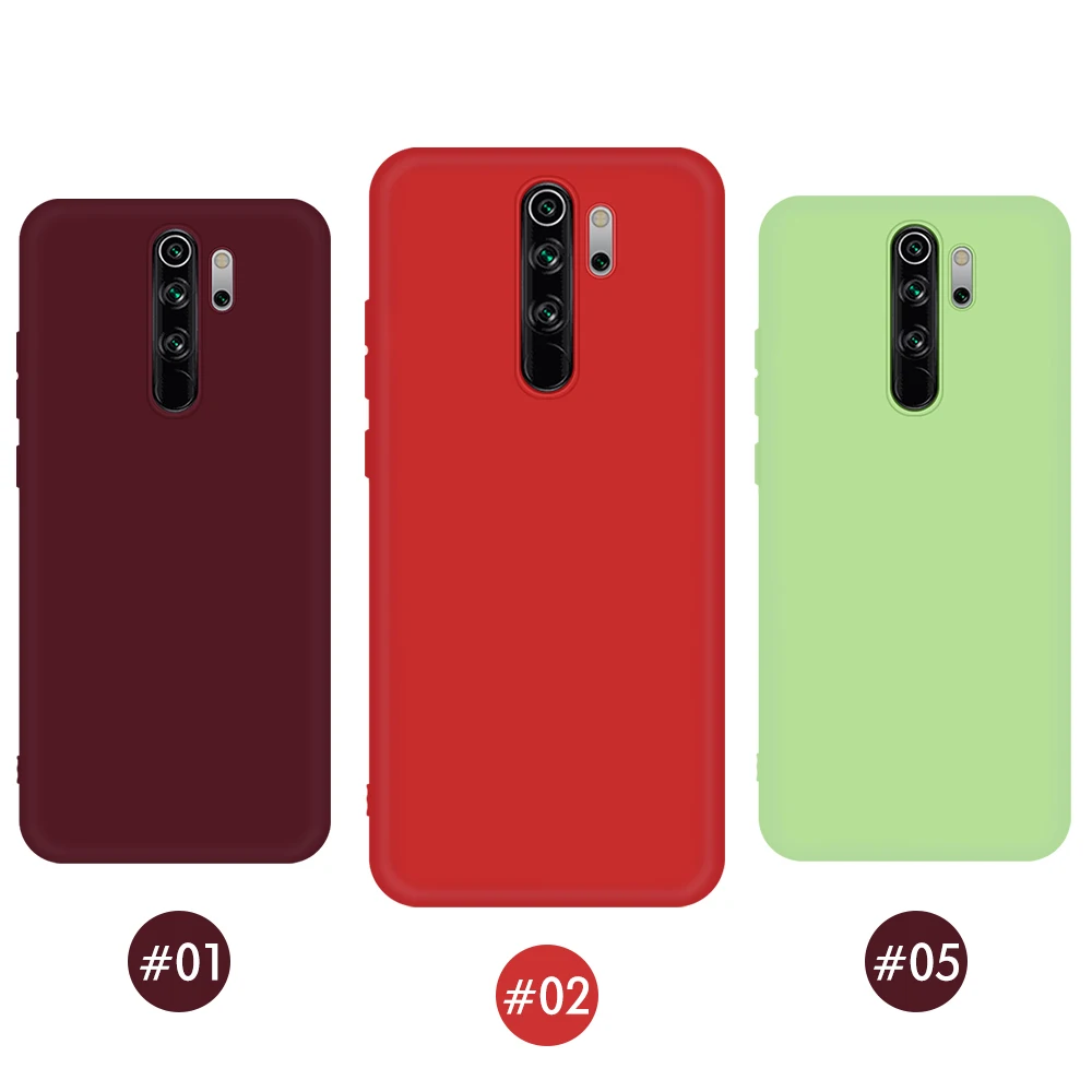 Soft Silicone TPU Case For Xiaomi Redmi 7 Note 8 6 Pro Liquid Protective Back Coque 5 |
